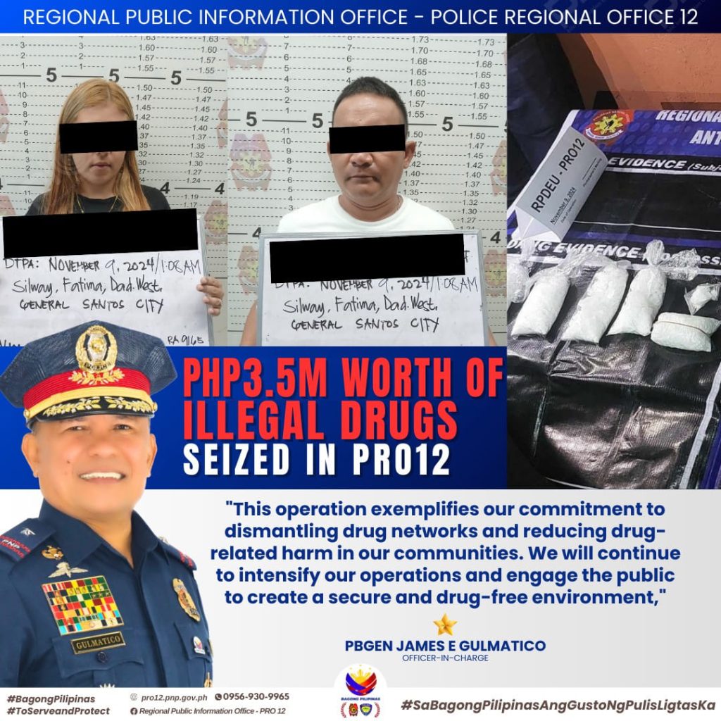 Php3.5 Million Worth of Illegal Drugs Seized in General Santos City ...