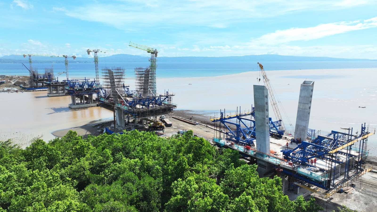 DPWH Reports 73% Completion of Davao River Bucana Bridge, Targeting ...