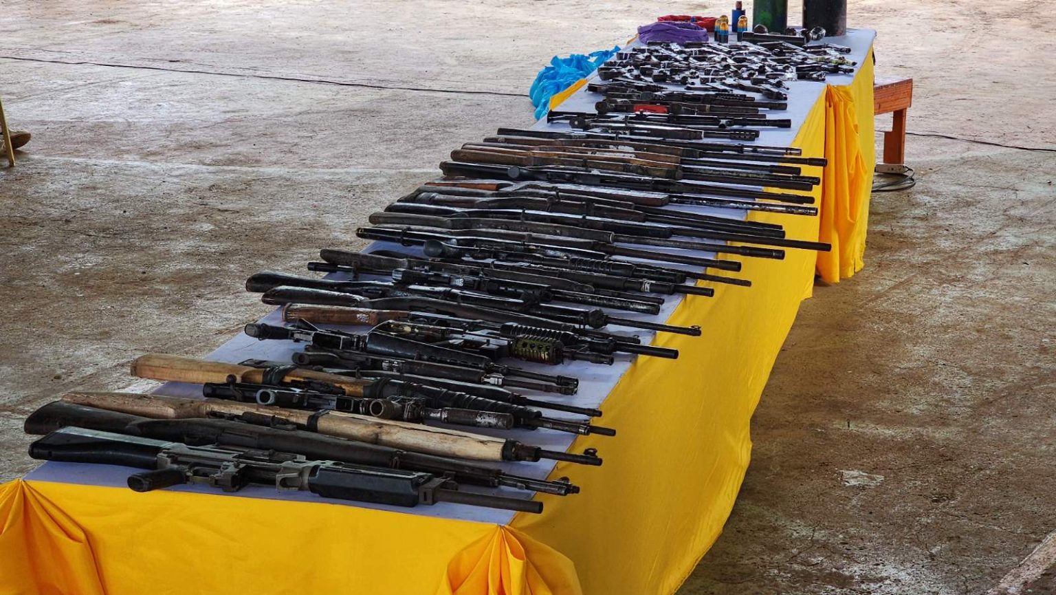 189 Former Rebels Surrender in Quezon, Bukidnon, Turn Over 72 Firearms ...