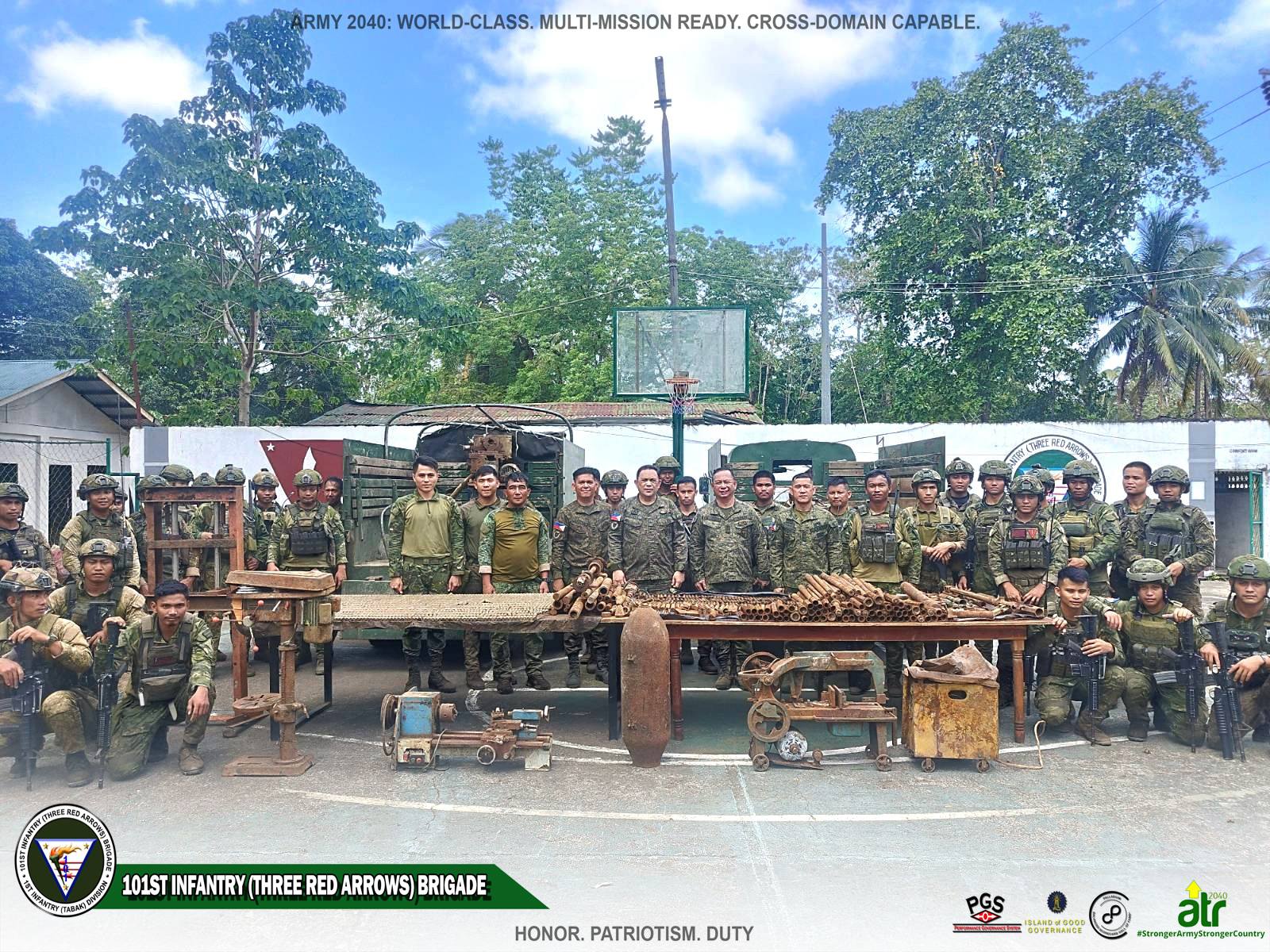 Military Recovers Firearms Fabrication Equipment, War Materials in ...
