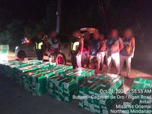 ₱2.4 Million in Suspected Smuggled Cigarettes Seized in Misamis Oriental; Two Drivers Arrested