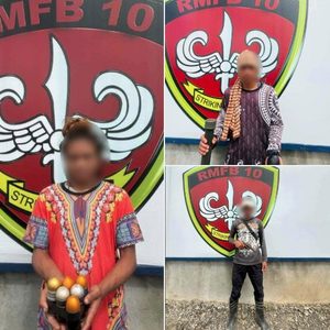 Three Alleged CTG Members Surrender in Bukidnon, Turn Over Firearms and Explosives