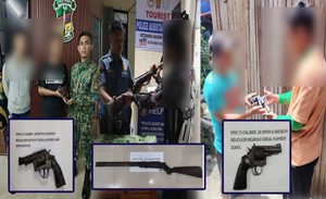 Three Firearms Surrendered in Agusan del Norte as Police Intensify Peace and Security Operations