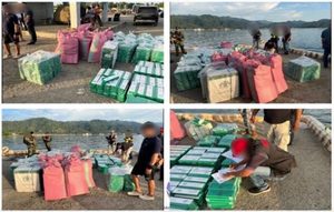 P2.28 Million Worth of Suspected Smuggled Cigarettes Seized Off Kalamansig Wharf