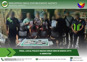 Alleged Drug Den Dismantled in Digos City Buy-Bust; 4 Arrested, ₱143,000 in Suspected Shabu Seized
